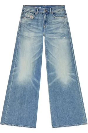 Diesel D-Akemi cotton-blend jeans