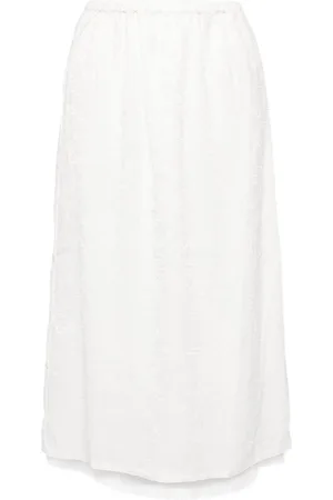 tout a coup Satin midi skirt