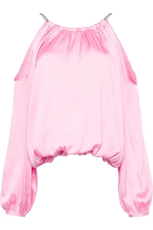 tout a coup Draped cold-shoulder blouse
