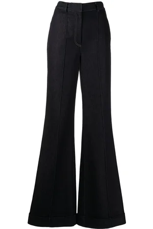 ADAM LIPPES High-waisted flared leg trousers
