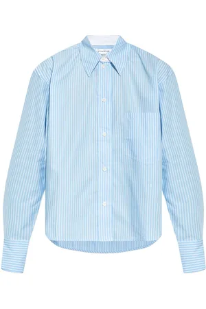 Victoria Beckham Striped organic cotton shirt