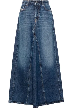 Diesel De-Pago maxi denim skirt
