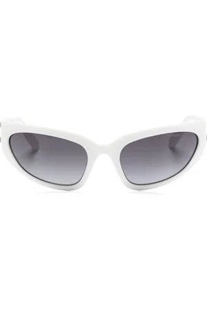 Marc Jacobs Logo-embossed biker-frame sunglasses