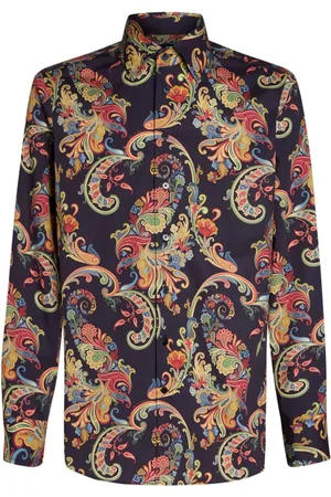 Etro Paisley-print cotton-blend shirt