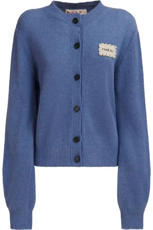 Marni Logo-patch cashmere cardigan