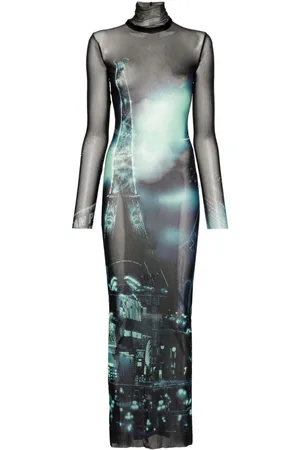 Jean Paul Gaultier Mesh-design dress