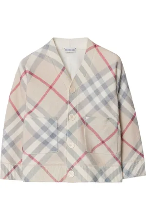 Burberry Nova Check wool cardigan