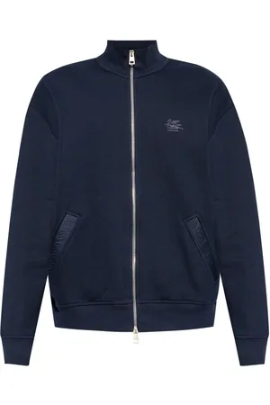 Etro Pegaso-embroidered cotton jacket