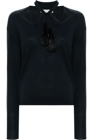 Dorothee Schumacher Drawstring-neck V-neck top