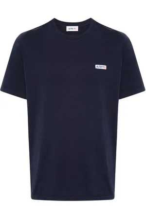 Autry Logo-patch cotton T-shirt