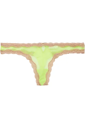 FLEUR DU MAL Sheer tulle thong