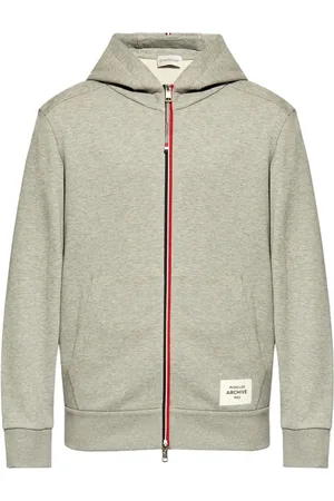 Moncler Logo-appliqué zipped hoodie