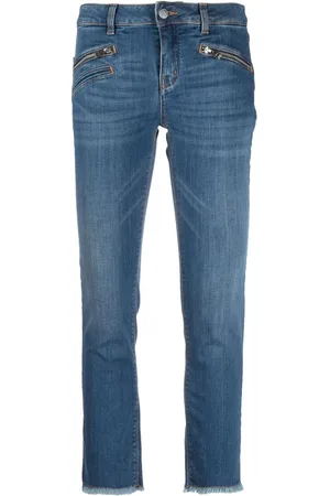 Zadig & Voltaire Frayed-hem straight-leg jeans