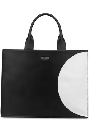 Moschino Panelled leather tote bag