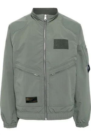 Izzue Logo-appliqué military jacket