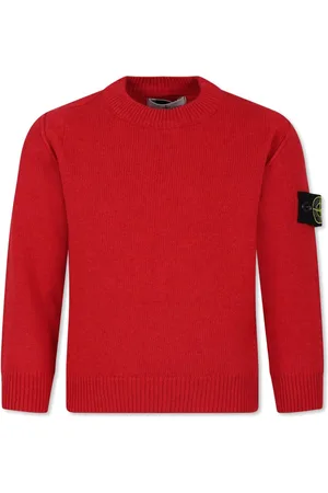 Stone Island Compass-badge knitted jumper
