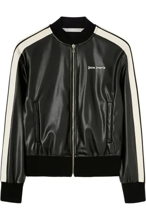 Palm Angels Logo-embroidered bomber jacket