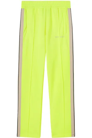 Palm Angels Logo-embroidered straight-leg track pants