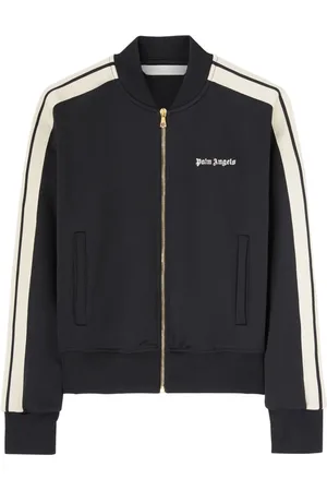 Palm Angels Logo-print track bomber jacket