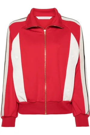Palm Angels Stripe-detail track jacket