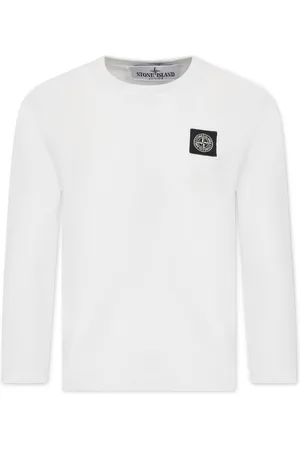 Stone Island Logo-patch long-sleeve T-shirt