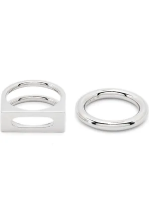 TOM WOOD Cage rings (set of two)