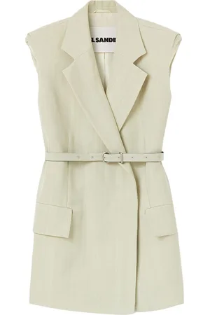 Jil Sander Belted tailored gilet