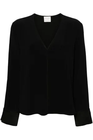 FORTE FORTE V-neck crepe blouse