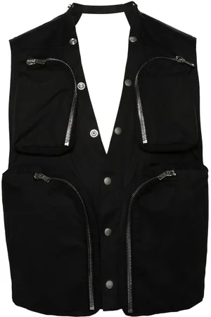 Rick Owens Cut out-detail vest