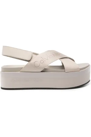 Calvin Klein 55mm slingback flatform sandals