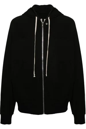 Rick Owens Zip-up cotton hoodie