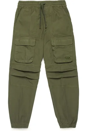 Diesel Oval D-embroidery cargo trousers