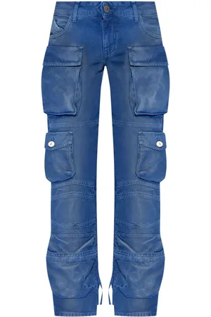 The Attico Low-rise cargo jeans