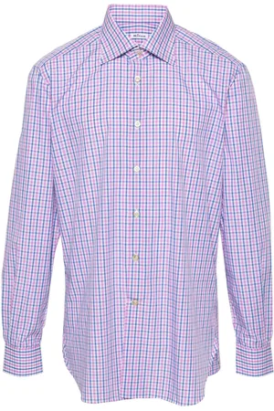 Kiton Checked cotton shirt
