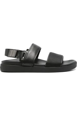 Calvin Klein Slingback logo-jacquard sandals