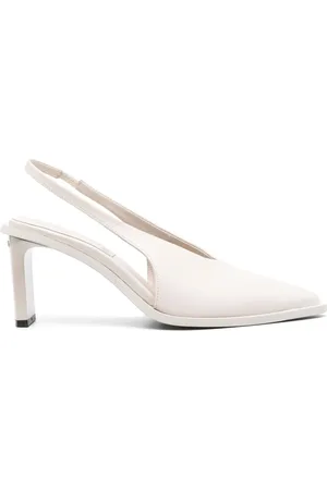 Calvin Klein 70mm slingback leather pumps