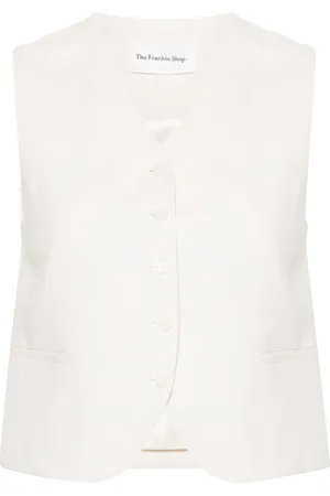 The Frankie Shop Chelsea V-neck vest
