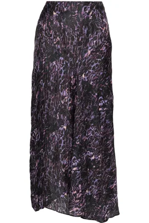 Isabel Marant Lisanne animal-print skirt