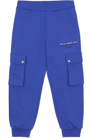 Balmain Logo-print cotton track pants