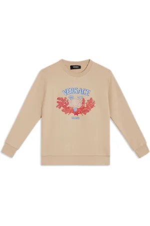 VERSACE Logo-print cotton T-shirt