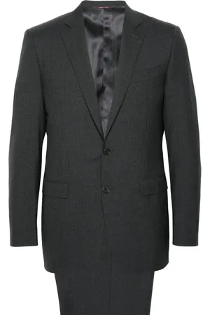 CANALI Single-breasted wool suit