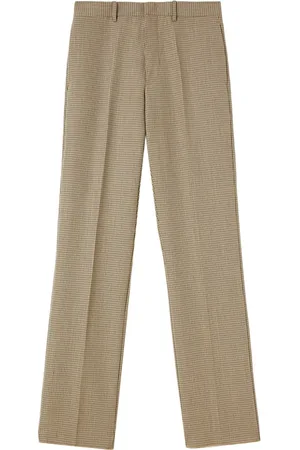 Jil Sander Check-pattern straight-leg trousers