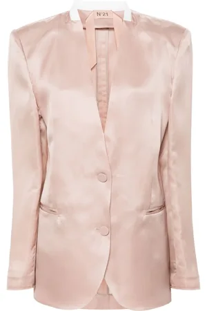 Nº21 Single-breasted silk blazer
