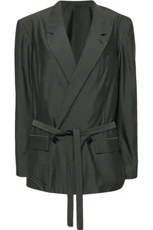 LEMAIRE Double-breasted belted blazer
