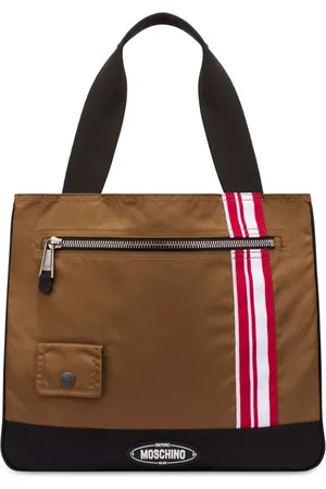 Moschino Logo-appliqué tote bag