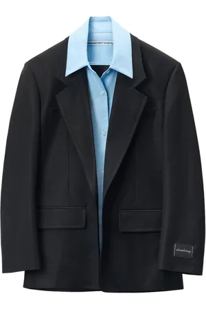 Alexander Wang Pre-styled layered single-breasted blazer