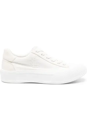 Ralph Lauren Daisie rubberised-logo sneakers