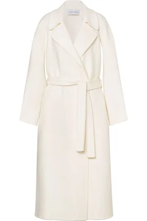 Alberta Ferretti Belted wool-cashmere coat