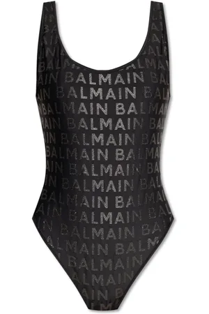 Balmain Logo-print swimsuit