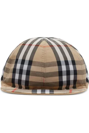 Burberry Check-pattern reversible baseball cap